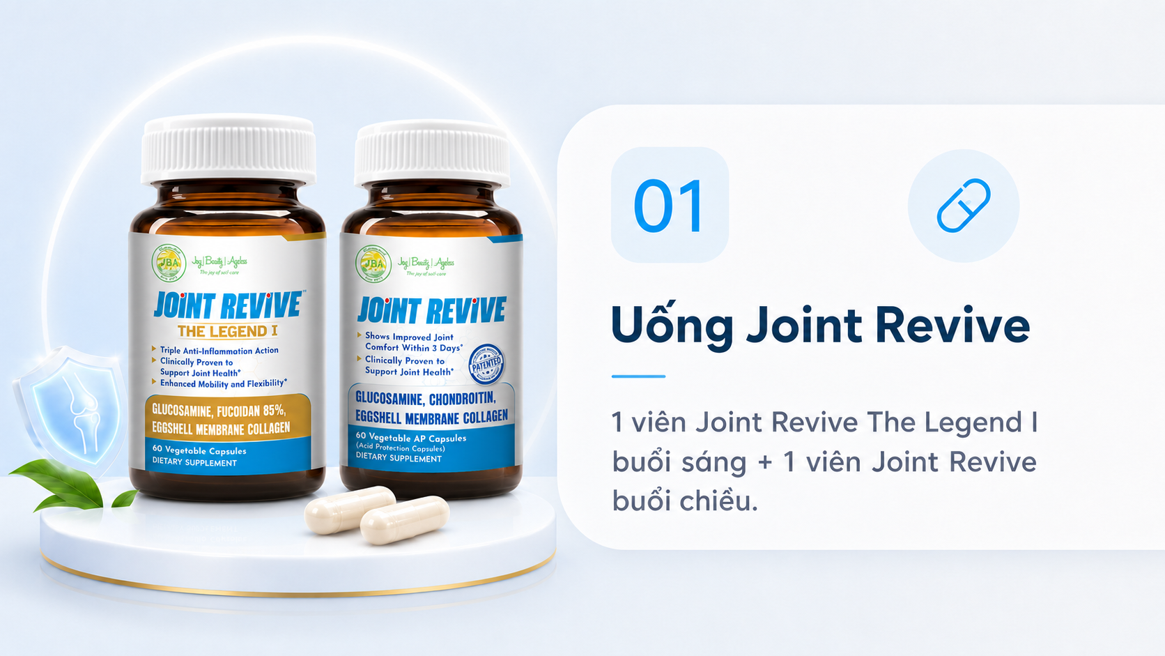 Bước 01 - Lộ trình sử dụng Joint Revive